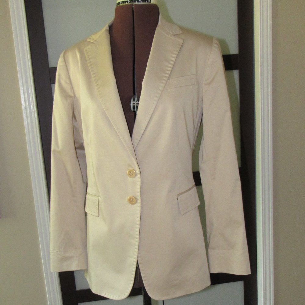 ROCOCO Made in Greece Blazer/Jacket.  Size Med.  Light Beige.